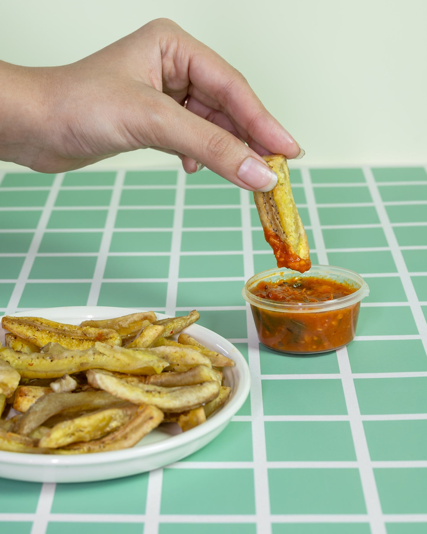 Peri Peri Salted Banana Fries