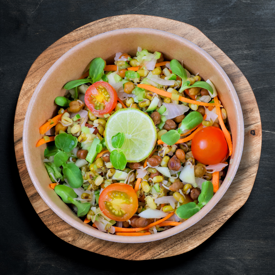 The Bombay Sprout Chaat Salad